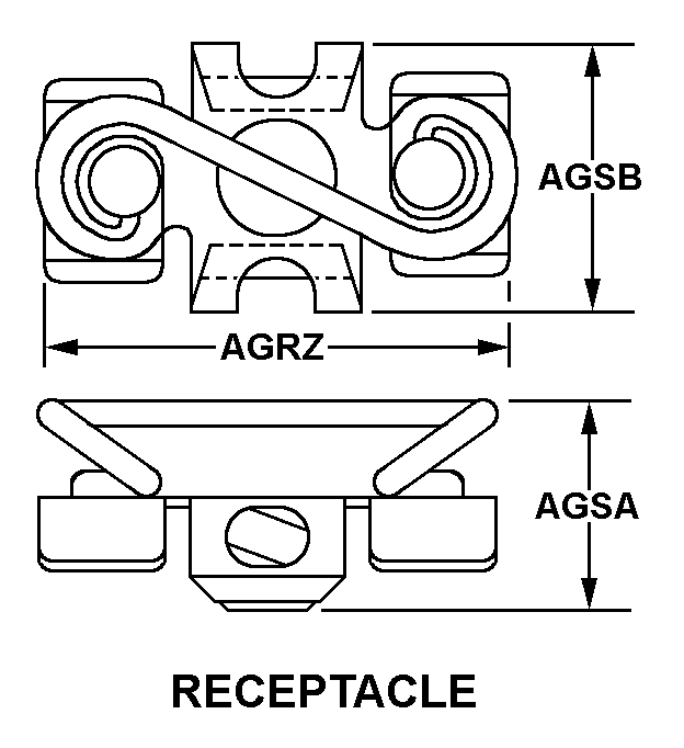 RECEPTACLE style nsn 5325-00-291-0388