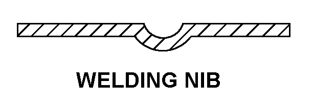 WELDING NIB style nsn 5325-01-598-9935