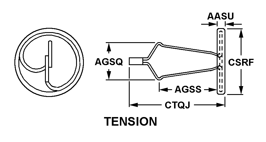 TENSION style nsn 5325-00-281-4380