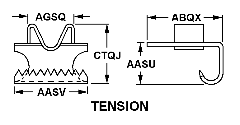 TENSION style nsn 5325-00-281-4380