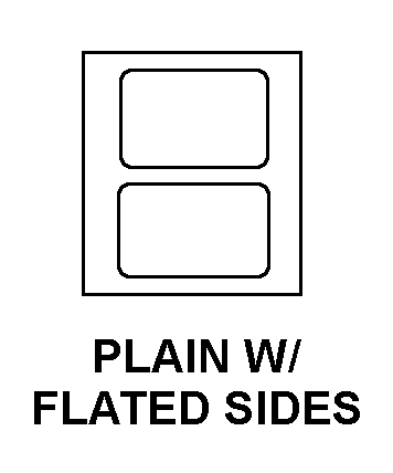 PLAIN W/ FLATED SIDES style nsn 4730-00-422-9544