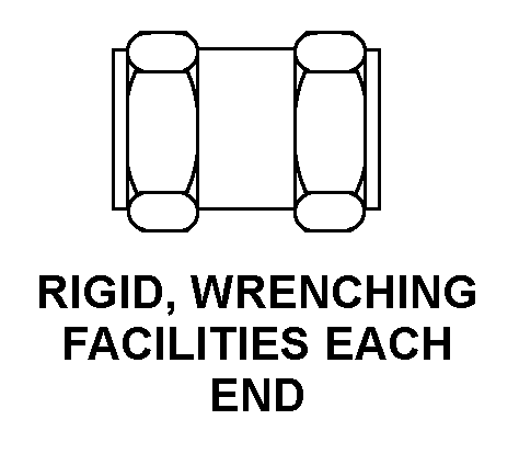 RIGID, WRENCHING FACILITIES EACH END style nsn 4730-00-254-9349