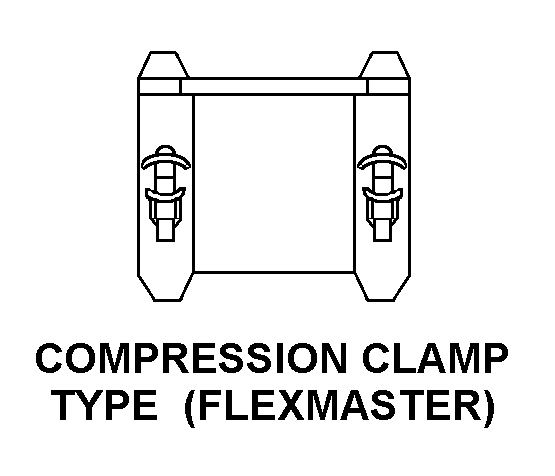 COMPRESSION CLAMP TYPE (FLEXMASTER) style nsn 4730-00-437-0513