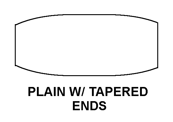 PLAIN W/TAPERED ENDS style nsn 4730-01-070-1775