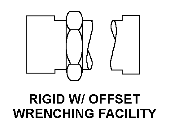 RIGID W/OFFSET WRENCHING FACILITY style nsn 4730-00-933-0914