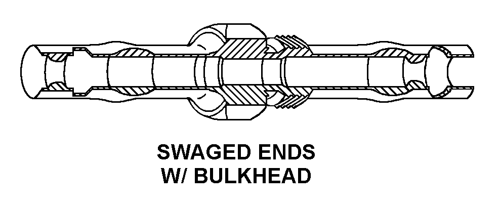 SWAGED ENDS W/BULKHEAD style nsn 4730-01-358-8533