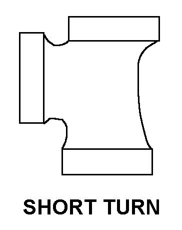 SHORT TURN style nsn 4730-00-289-5818