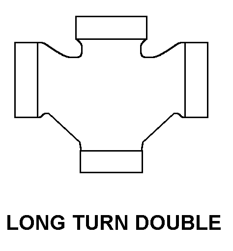 LONG TURN DOUBLE style nsn 4730-00-278-6091