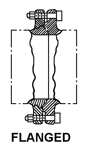 FLANGED style nsn 4730-01-018-0516