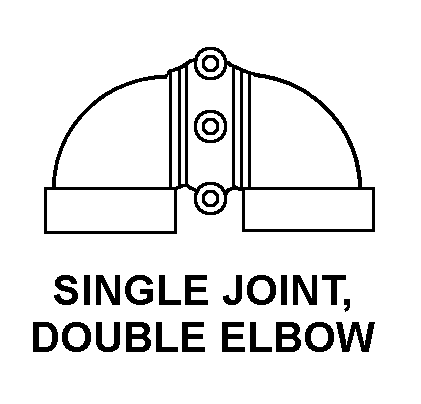 SINGLE JOINT, DOUBLE ELBOW style nsn 4730-00-470-6643