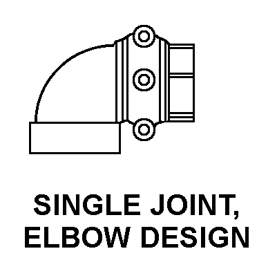 SINGLE JOINT, ELBOW DESIGN style nsn 4730-01-309-3393