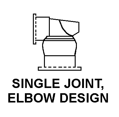 SINGLE JOINT, ELBOW DESIGN style nsn 4730-01-615-9317