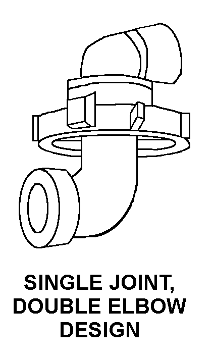 SINGLE JOINT, DOUBLE ELBOW DESIGN style nsn 4730-00-804-6898