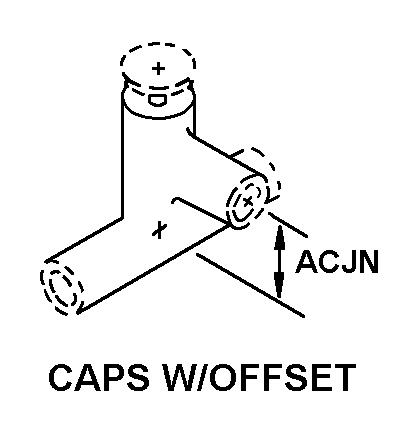 CAPS W/OFFSET style nsn 4810-01-080-0471