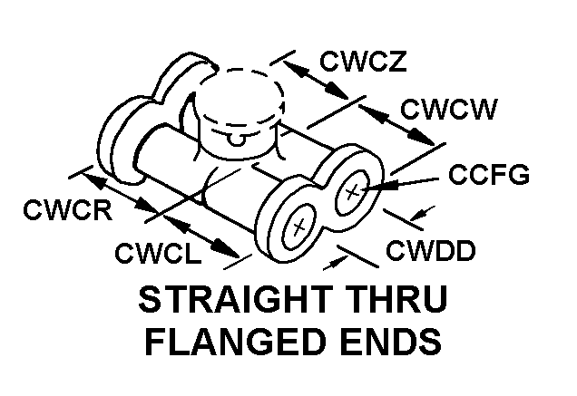 STRAIGHT THRU FLANGED ENDS style nsn 4820-01-198-0764