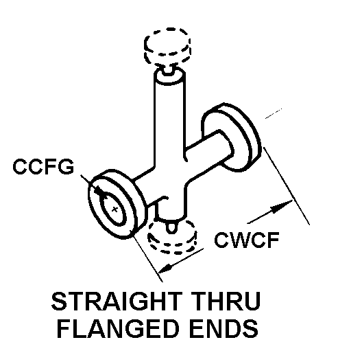 STRAIGHT THRU FLANGED ENDS style nsn 4820-00-595-0494