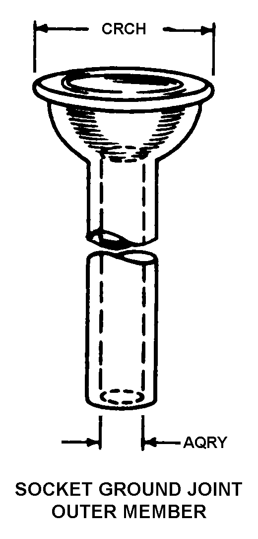 SOCKET GROUND JOINT OUTER MEMBER style nsn 6640-00-899-6958