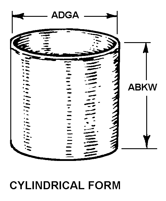 CYLINDRICAL FORM style nsn 6640-01-061-8178