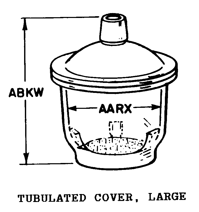 TUBULATED COVER, LARGE style nsn 6640-01-316-4256