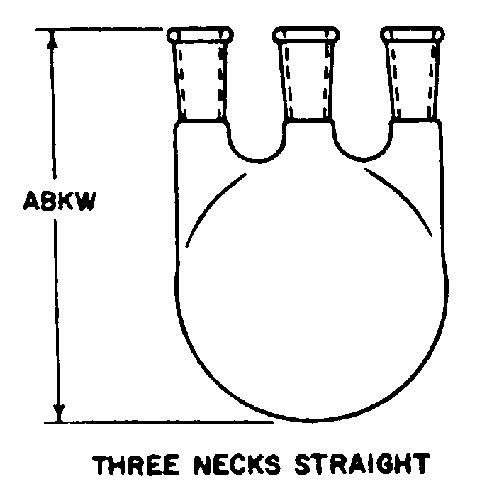 THREE NECKS STRAIGHT style nsn 6640-00-494-3862