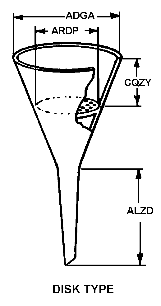 DISK TYPE style nsn 6640-00-222-7493