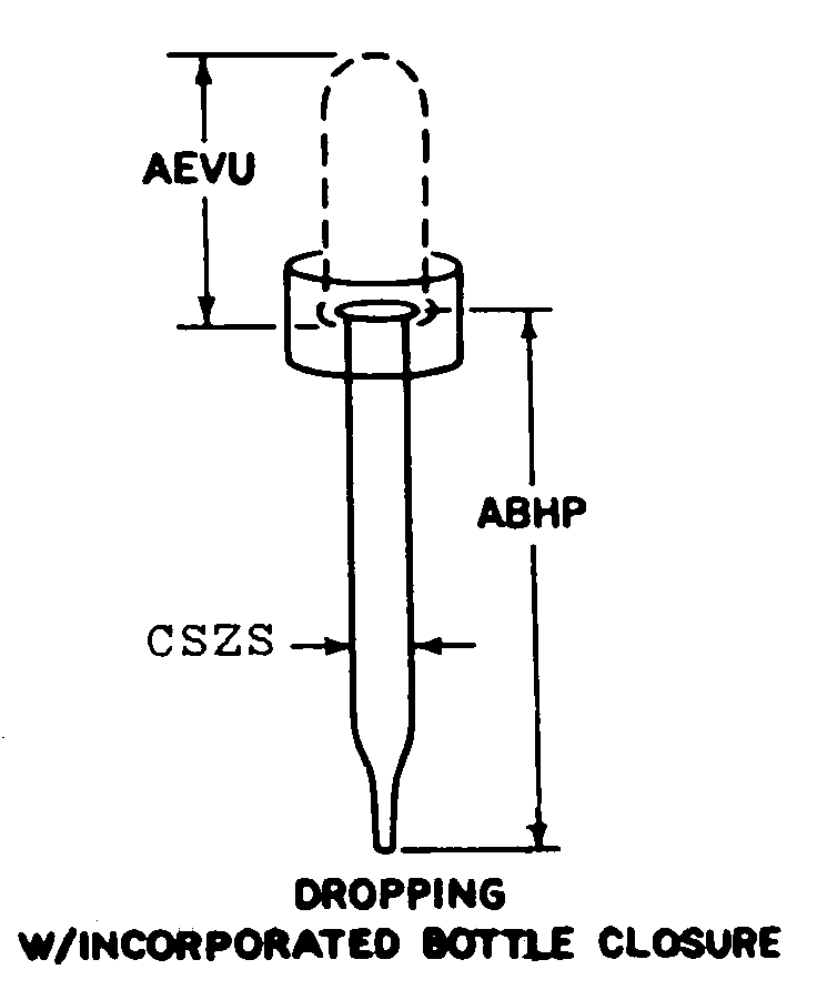 DROPPING W/INCORPORATED BOTTLE CLOSURE style nsn 6640-00-641-8933