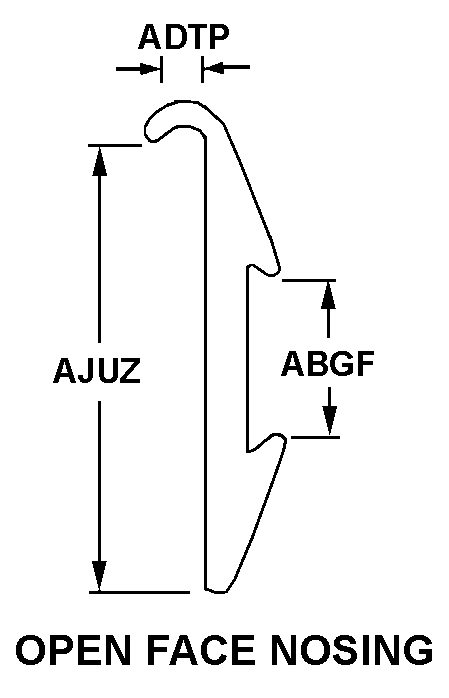 OPEN FACE NOSING style nsn 5670-01-009-8016