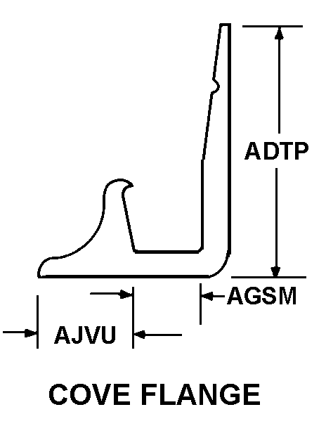 COVE FLANGE style nsn 5670-01-008-1007