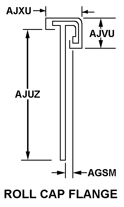 ROLL CAP FLANGE style nsn 5670-01-070-5377