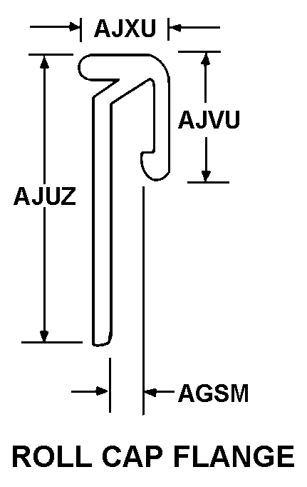 ROLL CAP FLANGE style nsn 5670-01-070-5377
