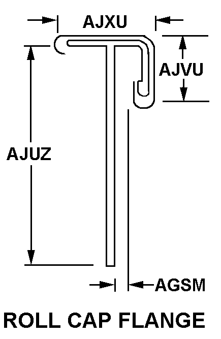 ROLL CAP FLANGE style nsn 5670-01-070-5377