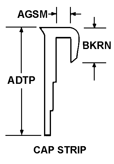 CAP STRIP style nsn 2590-01-188-0316