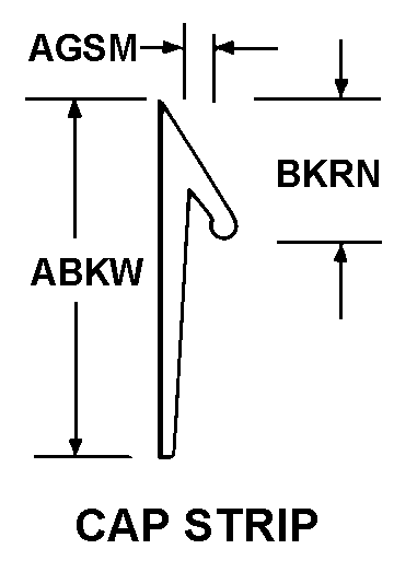 CAP STRIP style nsn 2590-01-188-0316