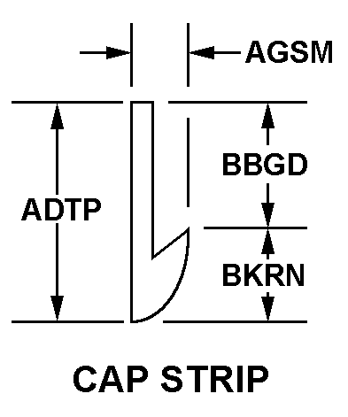 CAP STRIP style nsn 2590-01-188-0316