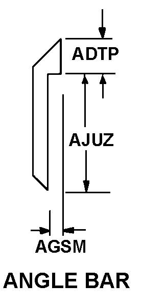 ANGLE BAR style nsn 1680-01-324-5187