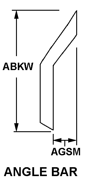 ANGLE BAR style nsn 1680-01-324-5187