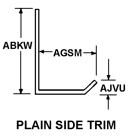 PLAIN SIDE TRIM style nsn 2590-01-324-2221