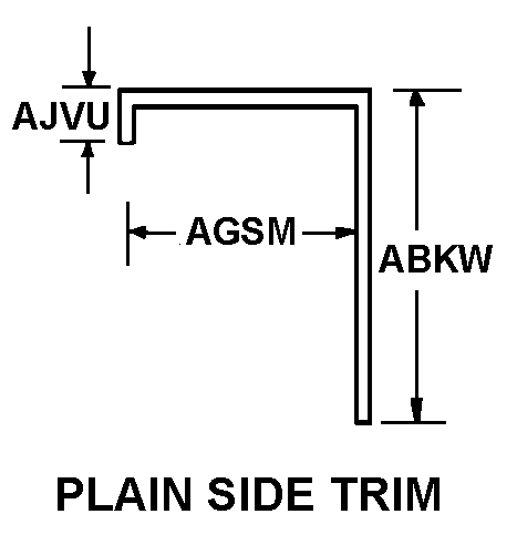 PLAIN SIDE TRIM style nsn 2590-01-324-2221