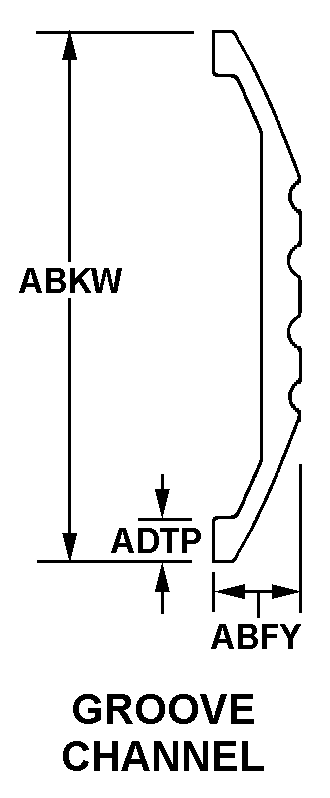 CROOVE CHANNEL style nsn 5670-00-982-5553