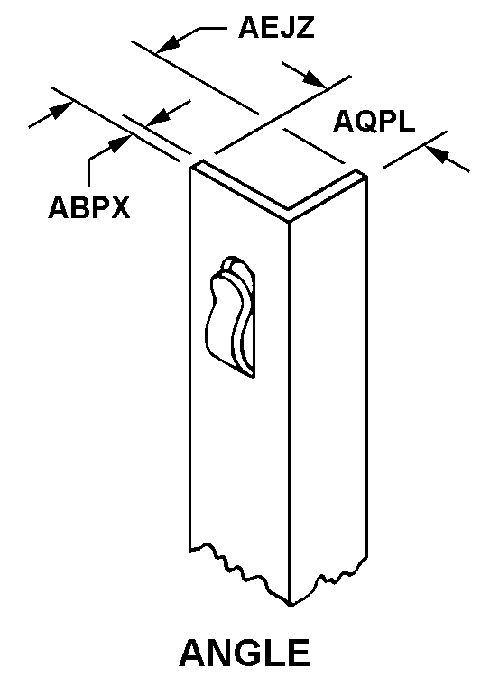 ANGLE style nsn 5660-01-436-6613