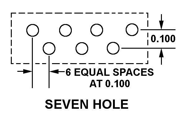 SEVEN HOLE style nsn 5999-01-202-9732