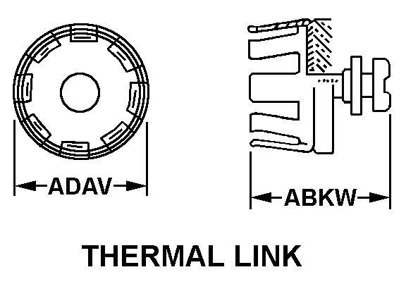 THERMAL LINK style nsn 5999-00-122-6085