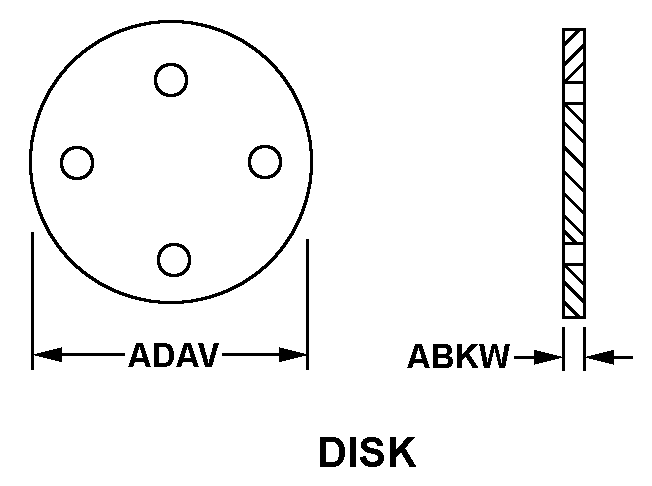 DISK style nsn 5999-00-492-7795