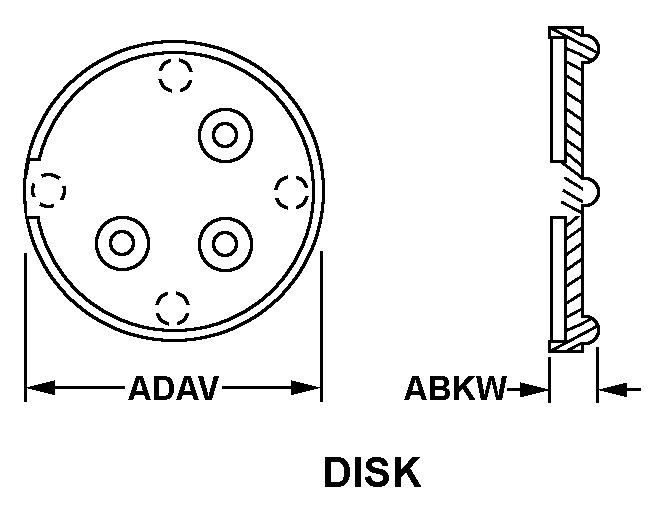 DISK style nsn 5999-01-068-5222