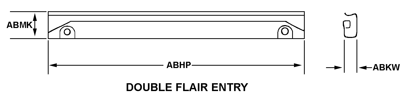 DOUBLE FLAIR ENTRY style nsn 5998-01-445-0055