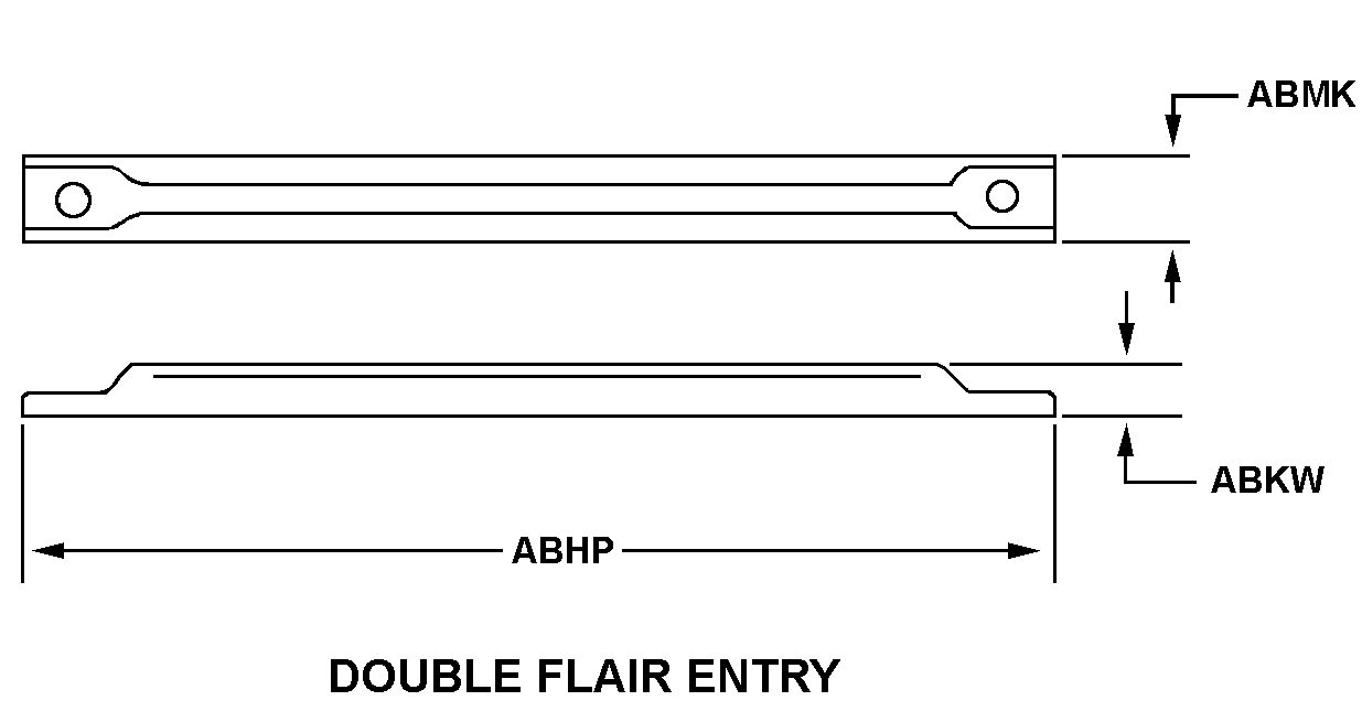 DOUBLE FLAIR ENTRY style nsn 5998-01-296-3551