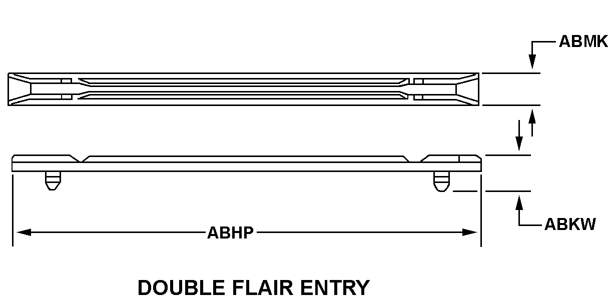 DOUBLE FLAIR ENTRY style nsn 5998-01-240-3103