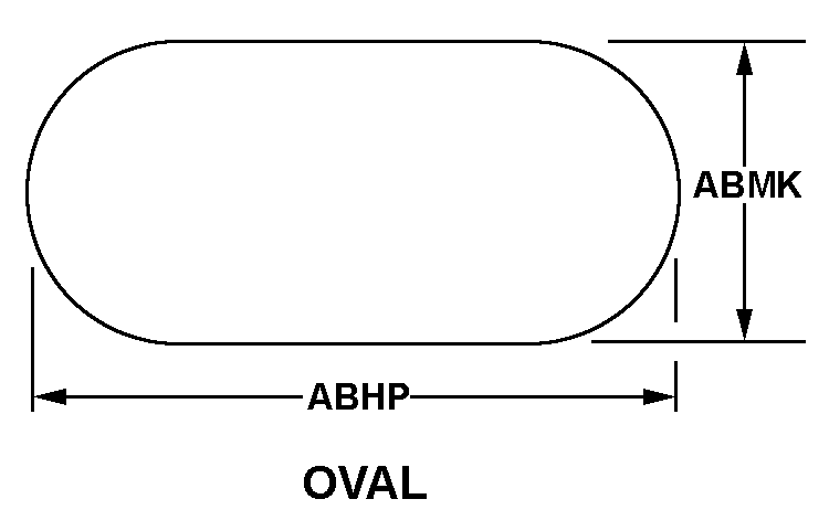 OVAL style nsn 5999-01-198-7077