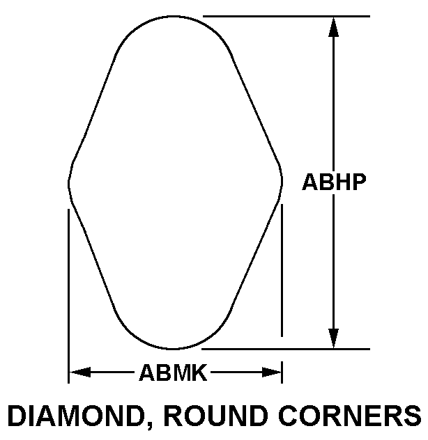 DIAMOND, ROUND CORNERS style nsn 5999-01-325-1608