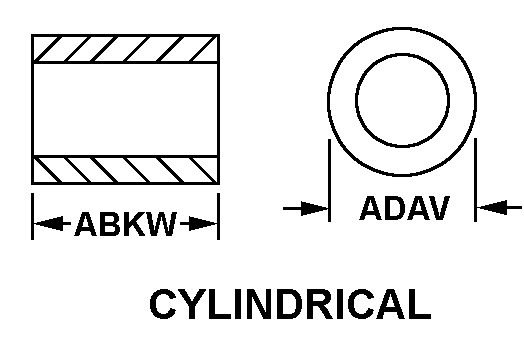 CYLINDRICAL style nsn 5999-01-396-6891